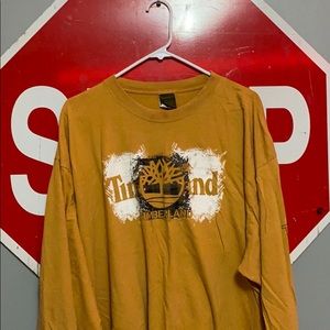 brown/yellow Timberland long sleeve shirt